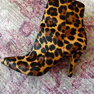 Vince Camuto Animal Print Ankle Boots. Only wore them two times.